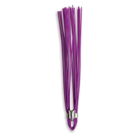 Blackburn Flag Aluminum, Plastic, Purple, 6 in L., 25 PK